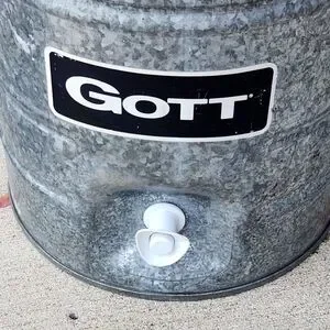 Gott | Dining | Vintage Gott 3 Gallon Galvanized Water Cooler With ...